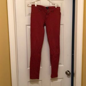 Red/Orange - Papaya skinny jeans - Size L